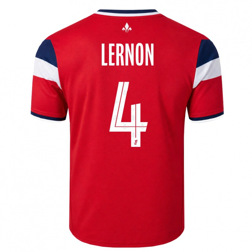 Danxen Herren Jessica Lernon #4 Rot Weiß Königsblau Heimtrikot Trikot 2026/27 T-Shirt Österreich