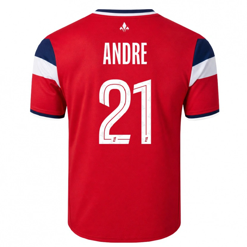 Danxen Herren Benjamin André #21 Rot Weiß Königsblau Heimtrikot Trikot 2026/27 T-Shirt Österreich