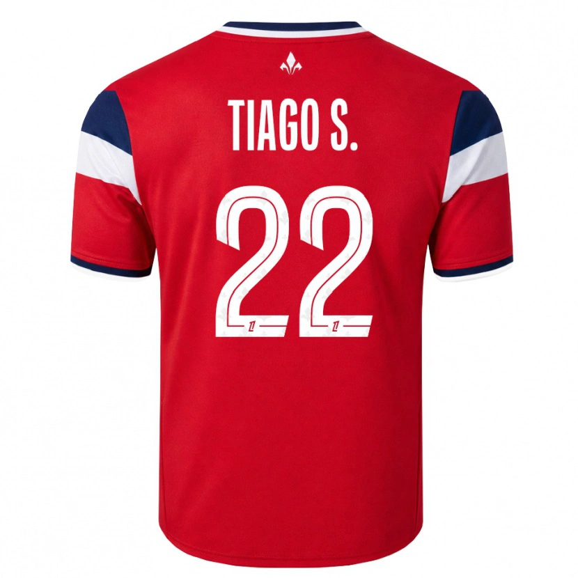 Danxen Herren Tiago Santos #22 Rot Weiß Königsblau Heimtrikot Trikot 2026/27 T-Shirt Österreich