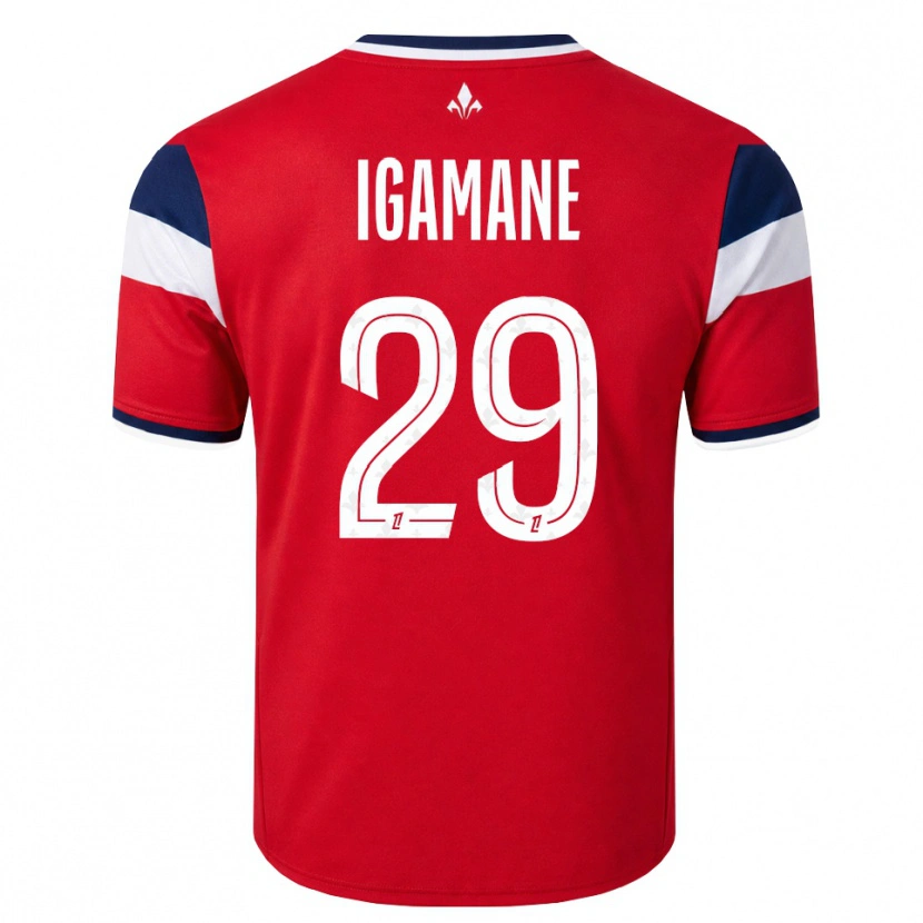 Danxen Herren Hamza Igamane #29 Rot Weiß Königsblau Heimtrikot Trikot 2026/27 T-Shirt Österreich