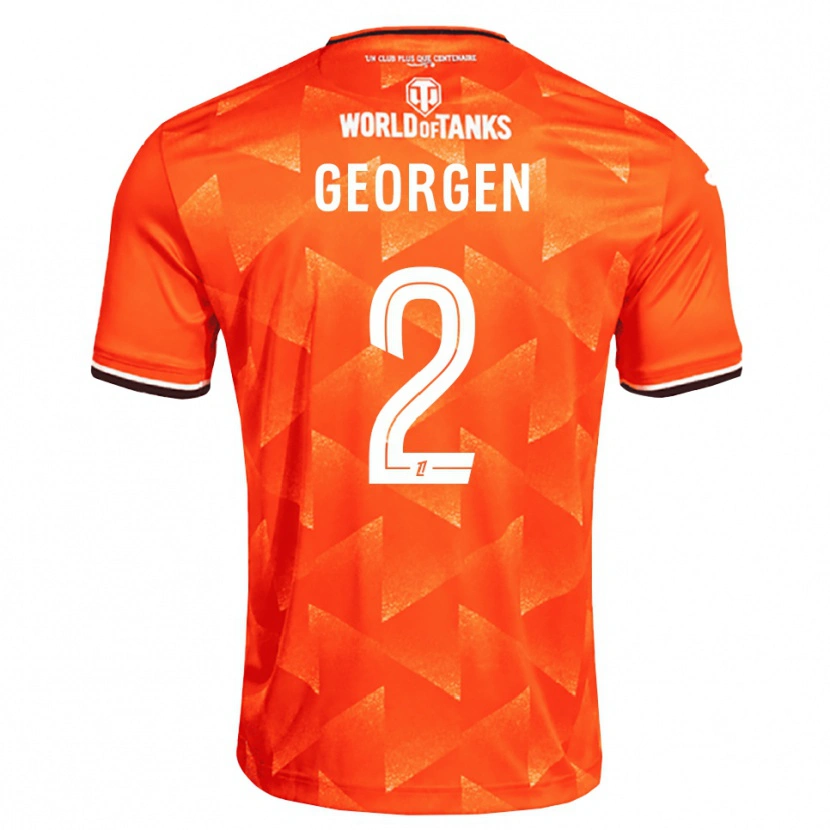 Danxen Herren Alec Georgen #2 Orange Weiß Schwarz Heimtrikot Trikot 2026/27 T-Shirt Österreich