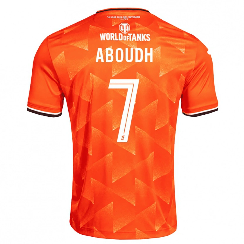 Danxen Herren Jules Aboudh #7 Orange Weiß Schwarz Heimtrikot Trikot 2026/27 T-Shirt Österreich