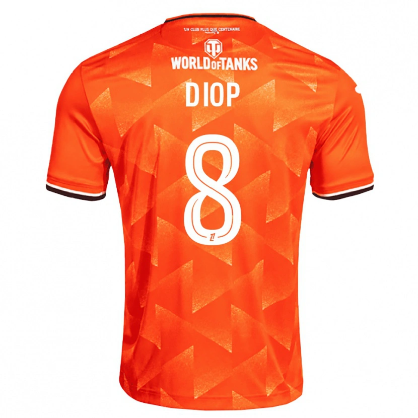 Danxen Herren Samba Diop #8 Orange Weiß Schwarz Heimtrikot Trikot 2026/27 T-Shirt Österreich