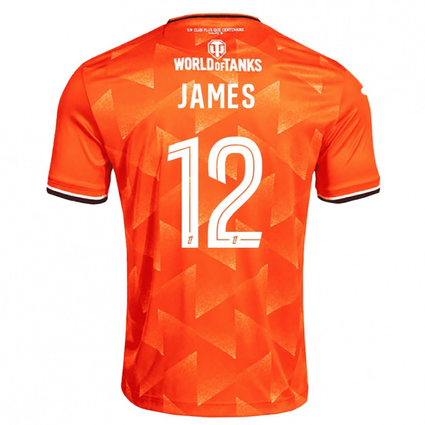 Danxen Herren Isaac James #12 Orange Weiß Schwarz Heimtrikot Trikot 2026/27 T-Shirt Österreich