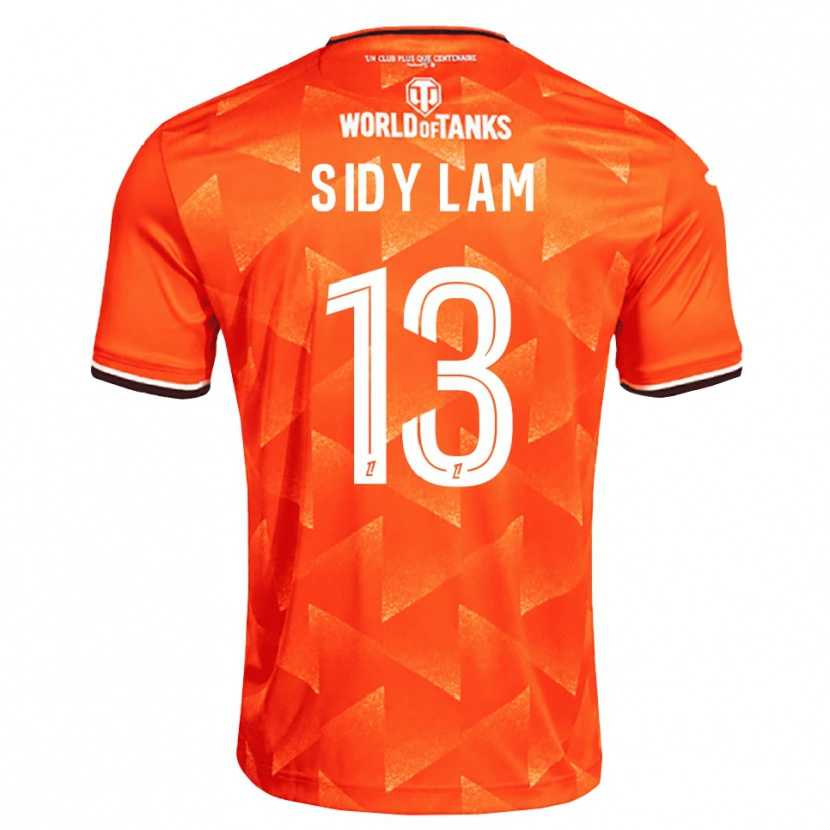 Danxen Herren Tapsirou Sidy Lam #13 Orange Weiß Schwarz Heimtrikot Trikot 2026/27 T-Shirt Österreich