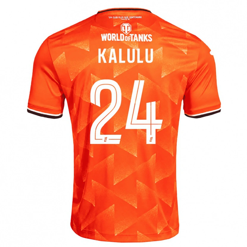 Danxen Herren Gédéon Kalulu #24 Orange Weiß Schwarz Heimtrikot Trikot 2026/27 T-Shirt Österreich