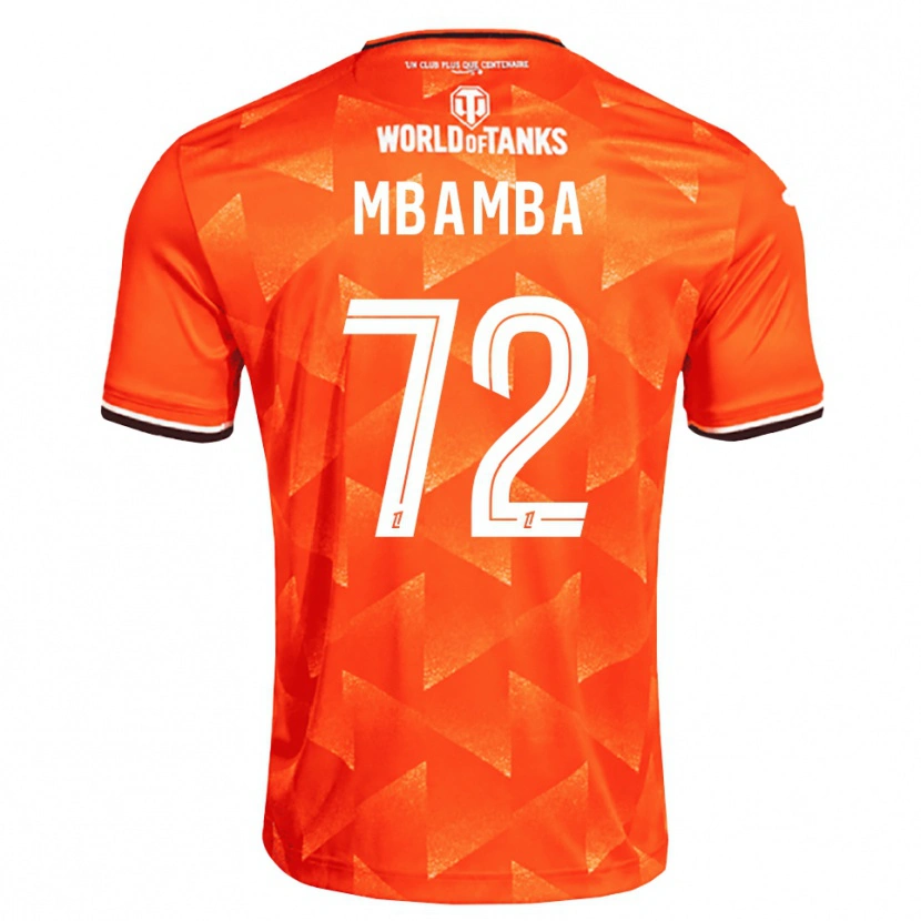Danxen Herren Noah Mbamba #72 Orange Weiß Schwarz Heimtrikot Trikot 2026/27 T-Shirt Österreich