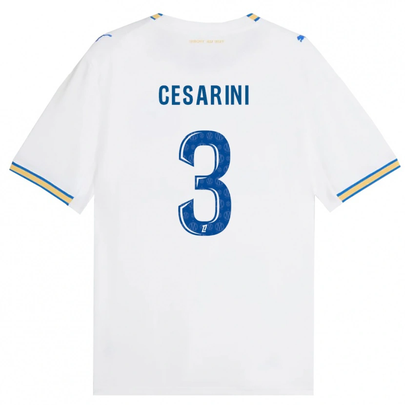 Danxen Herren Gaëtan Cesarini #3 Dodgerblau Weiß Heimtrikot Trikot 2026/27 T-Shirt Österreich