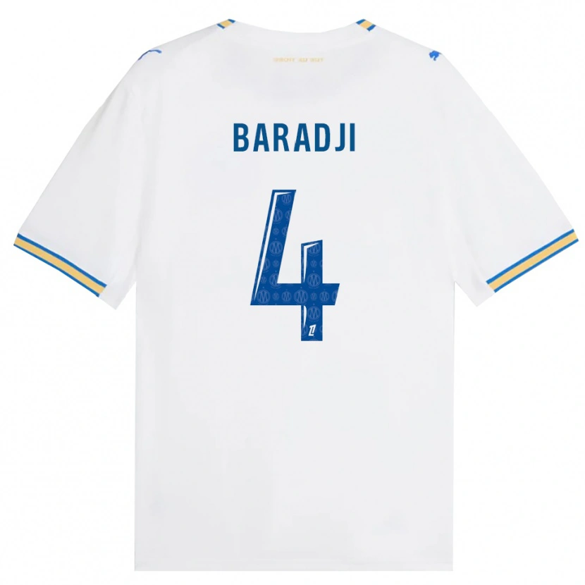 Danxen Herren Mohamed Baradji #4 Dodgerblau Weiß Heimtrikot Trikot 2026/27 T-Shirt Österreich