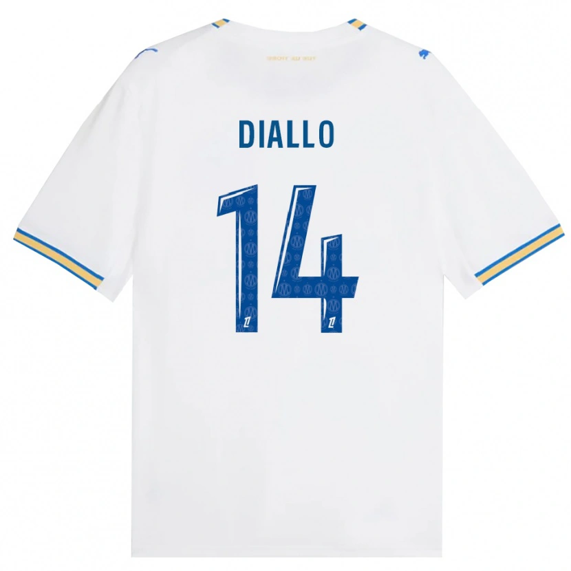 Danxen Herren Eliès Diallo #14 Dodgerblau Weiß Heimtrikot Trikot 2026/27 T-Shirt Österreich