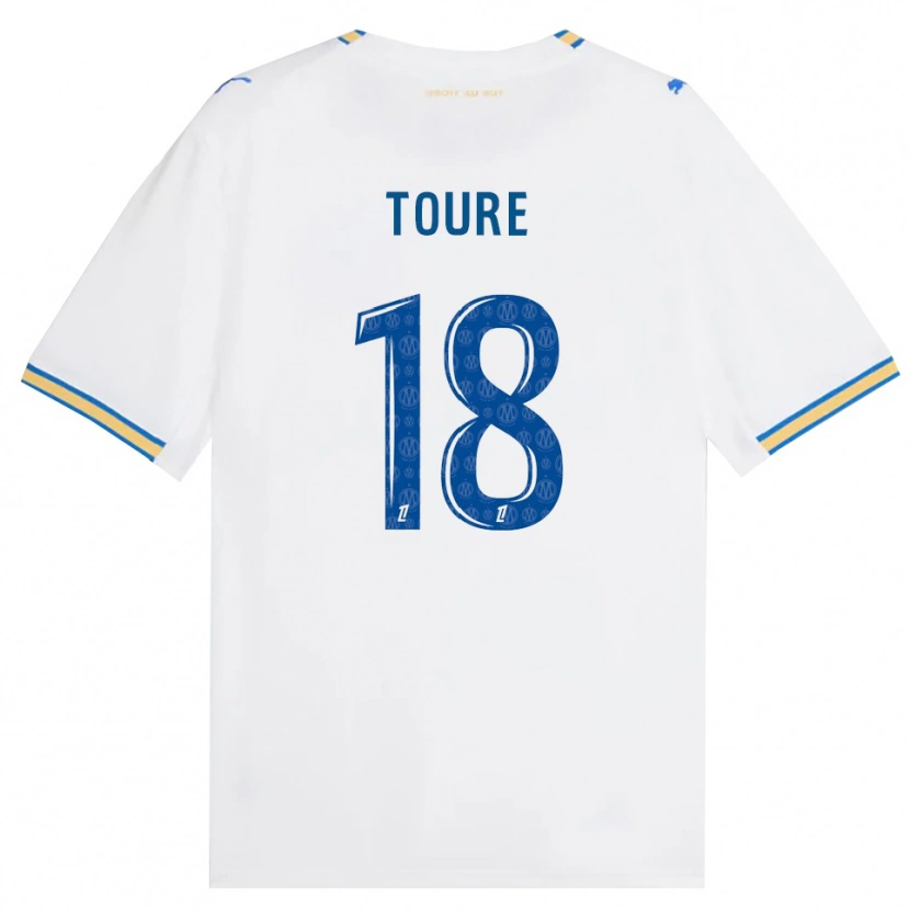 Danxen Herren Isaak Toure #18 Dodgerblau Weiß Heimtrikot Trikot 2026/27 T-Shirt Österreich