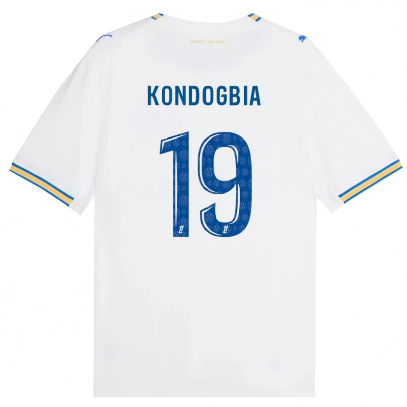 Danxen Herren Geoffrey Kondogbia #19 Dodgerblau Weiß Heimtrikot Trikot 2026/27 T-Shirt Österreich