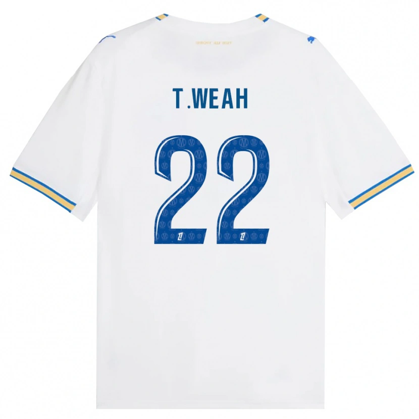Danxen Herren Timothy Weah #22 Dodgerblau Weiß Heimtrikot Trikot 2026/27 T-Shirt Österreich