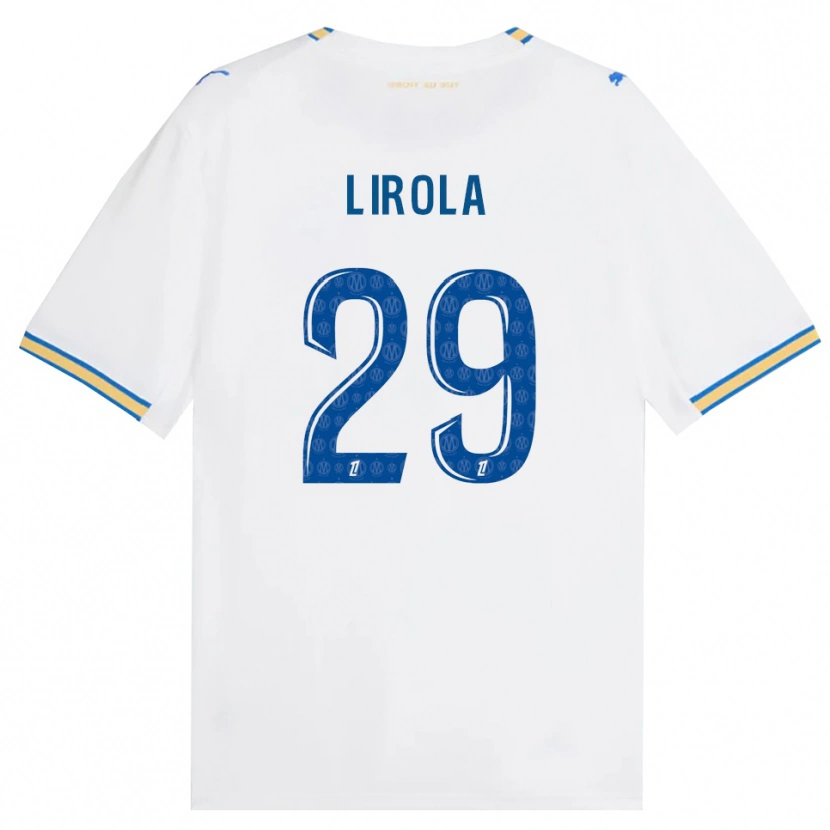 Danxen Herren Pol Lirola #29 Dodgerblau Weiß Heimtrikot Trikot 2026/27 T-Shirt Österreich