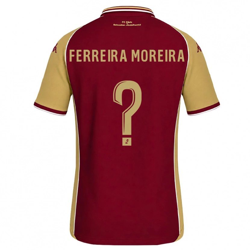 Danxen Herren Ruben Ferreira Moreira #0 Goldrute Dunkelrot Heimtrikot Trikot 2026/27 T-Shirt Österreich
