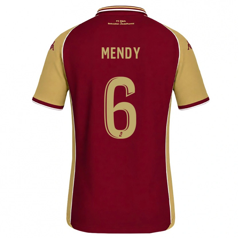 Danxen Herren Nampalys Mendy #6 Goldrute Dunkelrot Heimtrikot Trikot 2026/27 T-Shirt Österreich