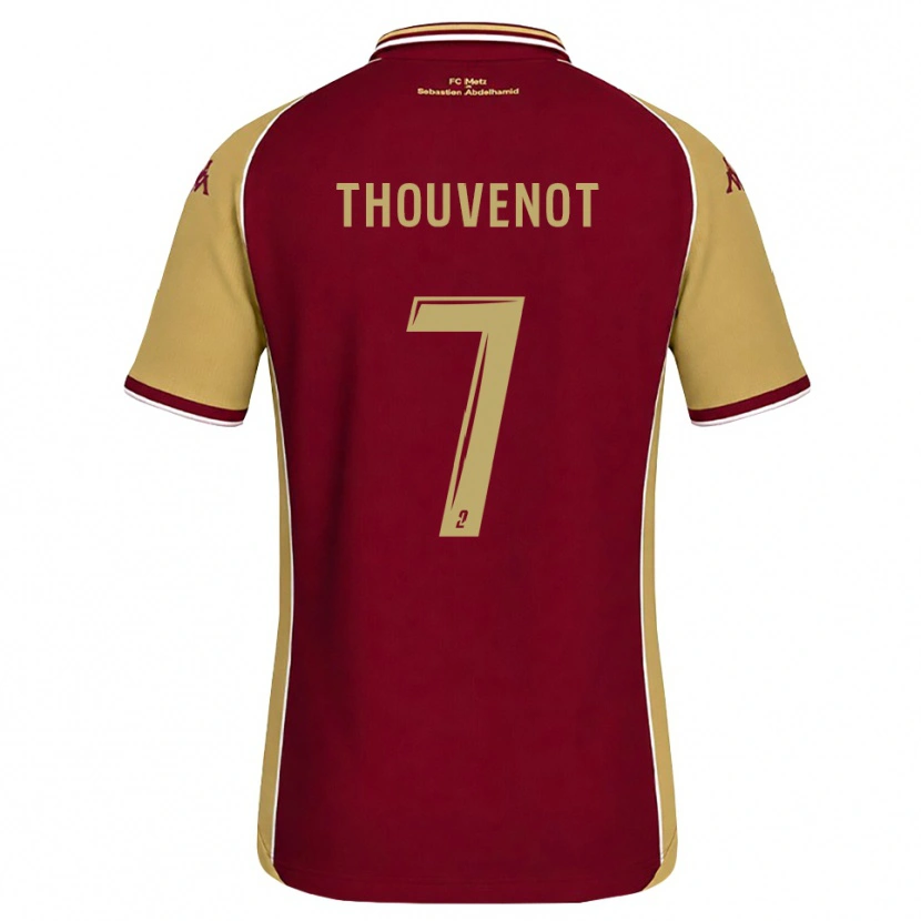 Danxen Herren Jules Thouvenot #7 Goldrute Dunkelrot Heimtrikot Trikot 2026/27 T-Shirt Österreich