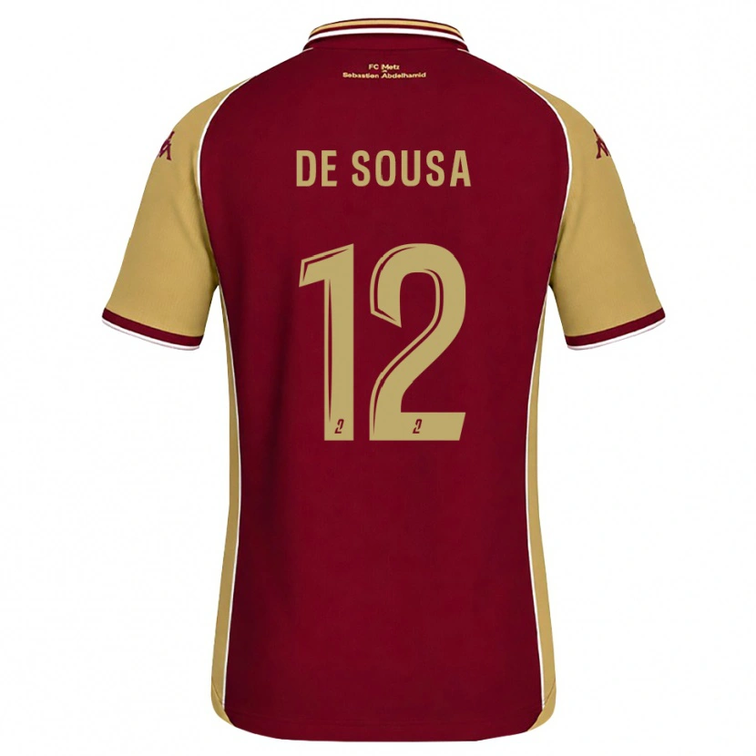 Danxen Herren Jackson De Sousa #12 Goldrute Dunkelrot Heimtrikot Trikot 2026/27 T-Shirt Österreich