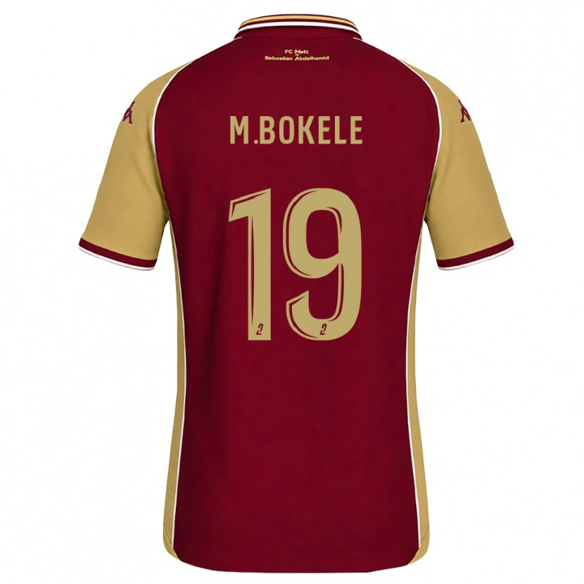Danxen Herren Morgan Bokele #19 Goldrute Dunkelrot Heimtrikot Trikot 2026/27 T-Shirt Österreich