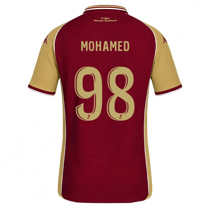 Danxen Herren Idris Mohamed #98 Goldrute Dunkelrot Heimtrikot Trikot 2026/27 T-Shirt Österreich