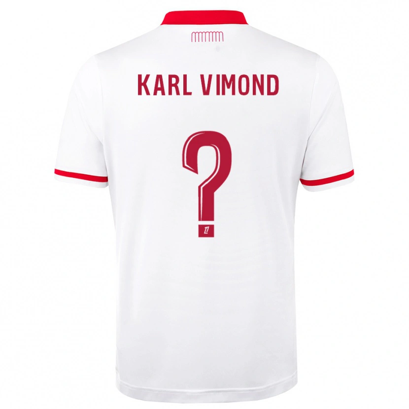 Danxen Herren Dany Karl Vimond #0 Rot Weiß Heimtrikot Trikot 2026/27 T-Shirt Österreich