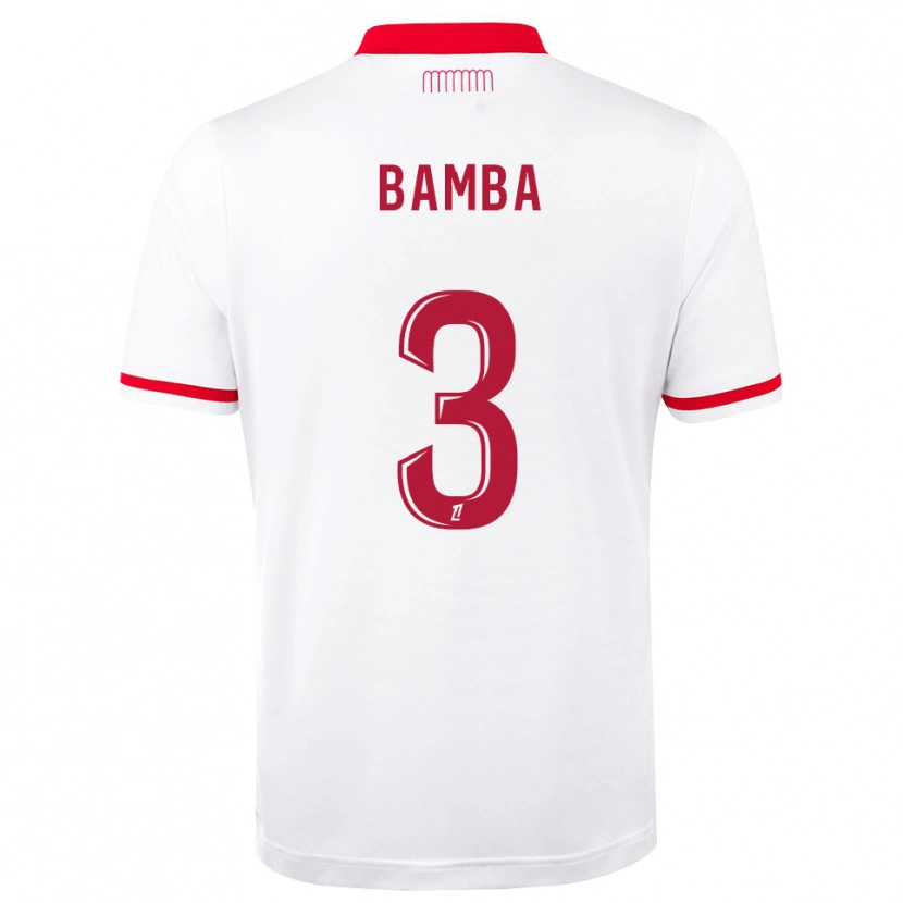 Danxen Herren Ismaïl Bamba #3 Rot Weiß Heimtrikot Trikot 2026/27 T-Shirt Österreich