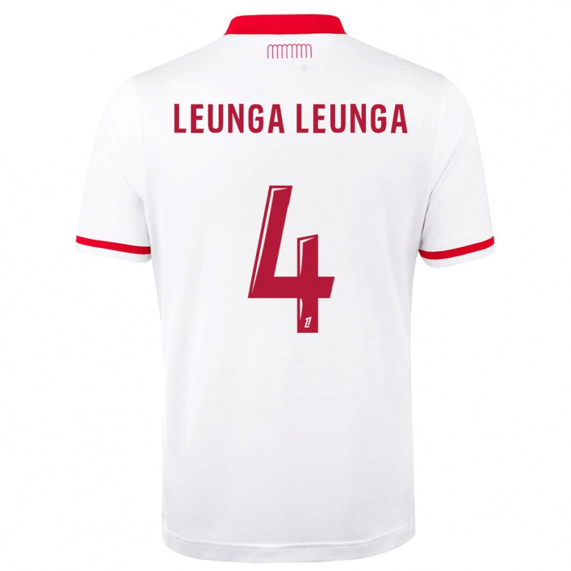 Danxen Herren Daryl Leunga Leunga #4 Rot Weiß Heimtrikot Trikot 2026/27 T-Shirt Österreich