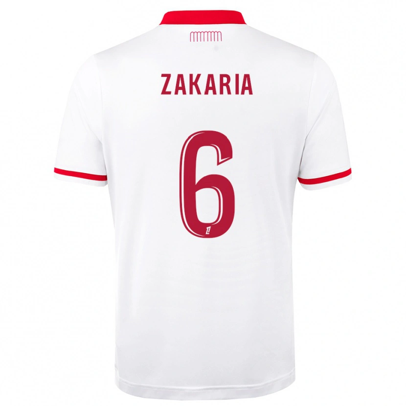 Danxen Herren Denis Zakaria #6 Rot Weiß Heimtrikot Trikot 2026/27 T-Shirt Österreich