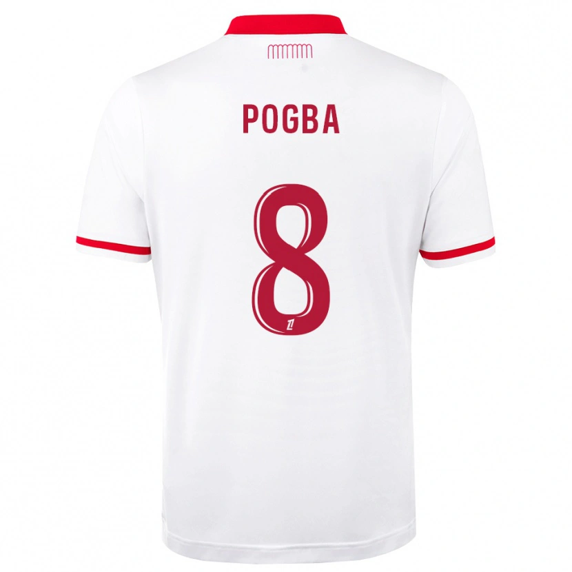 Danxen Herren Paul Pogba #8 Rot Weiß Heimtrikot Trikot 2026/27 T-Shirt Österreich