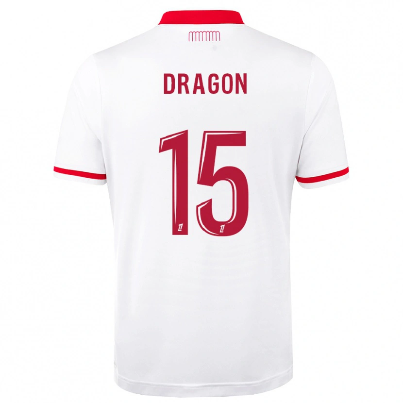 Danxen Herren Clément Dragon #15 Rot Weiß Heimtrikot Trikot 2026/27 T-Shirt Österreich