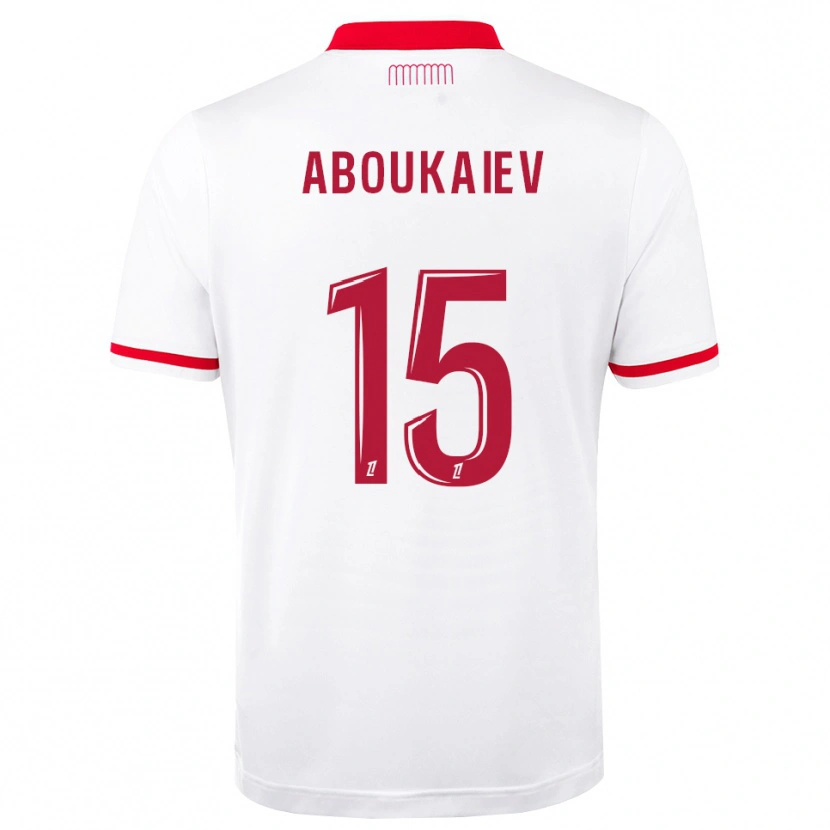 Danxen Herren Bekkhan Aboukaiev #15 Rot Weiß Heimtrikot Trikot 2026/27 T-Shirt Österreich