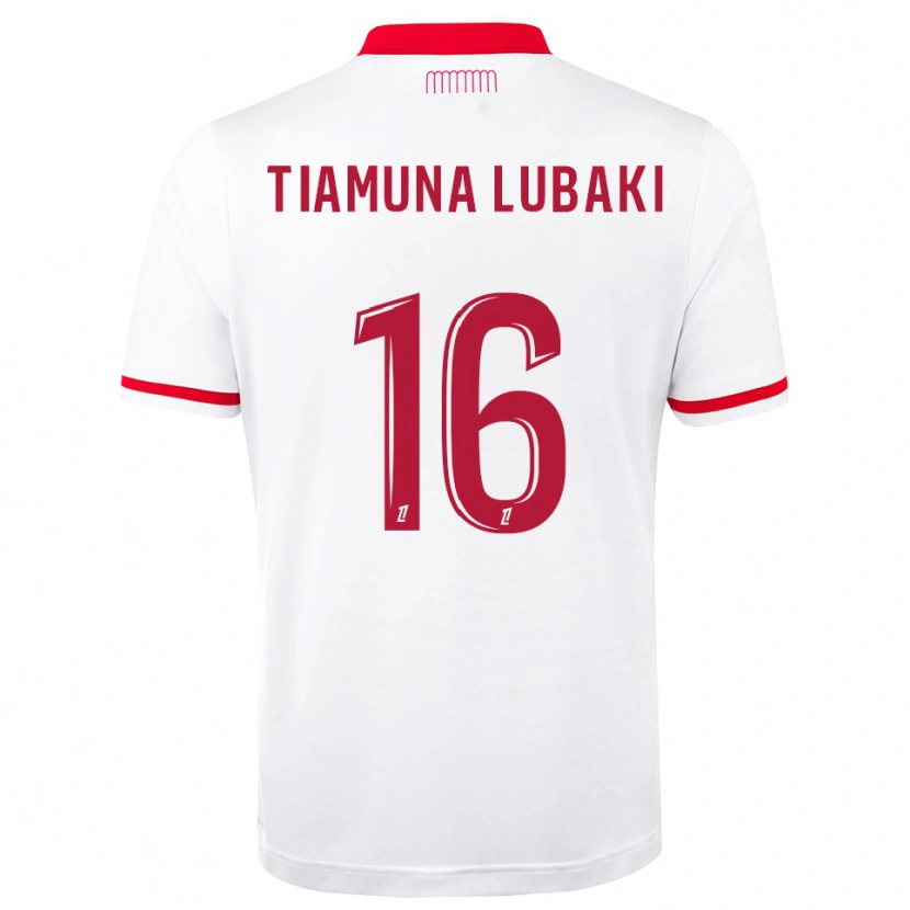 Danxen Herren Loïc Tiamuna Lubaki #16 Rot Weiß Heimtrikot Trikot 2026/27 T-Shirt Österreich