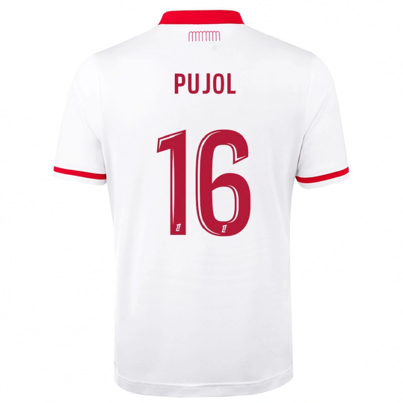 Danxen Herren Yoann Pujol #16 Rot Weiß Heimtrikot Trikot 2026/27 T-Shirt Österreich