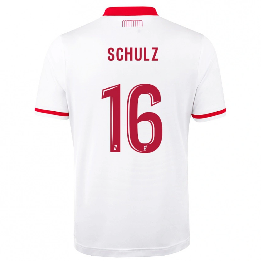 Danxen Herren Ethan Schulz #16 Rot Weiß Heimtrikot Trikot 2026/27 T-Shirt Österreich