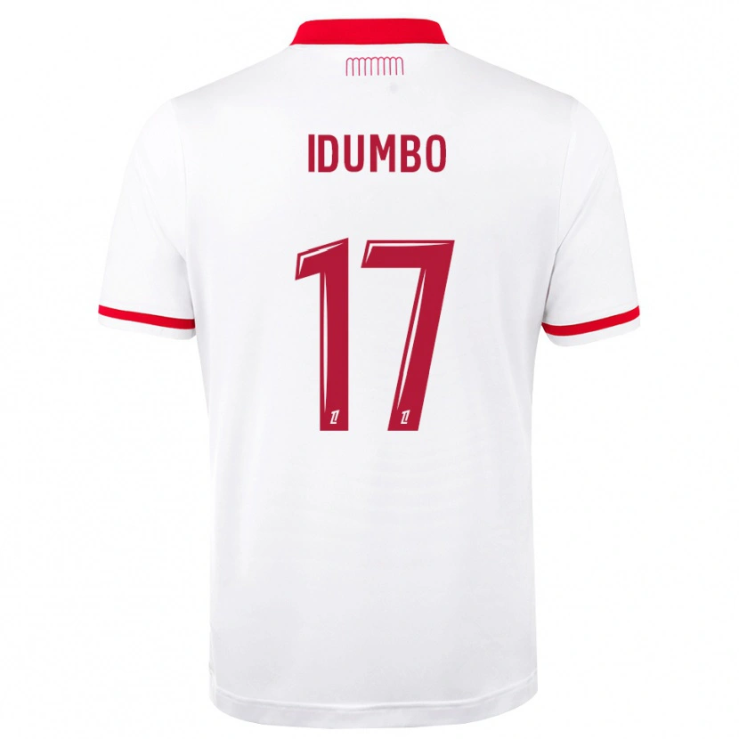 Danxen Herren Stanis Idumbo #17 Rot Weiß Heimtrikot Trikot 2026/27 T-Shirt Österreich