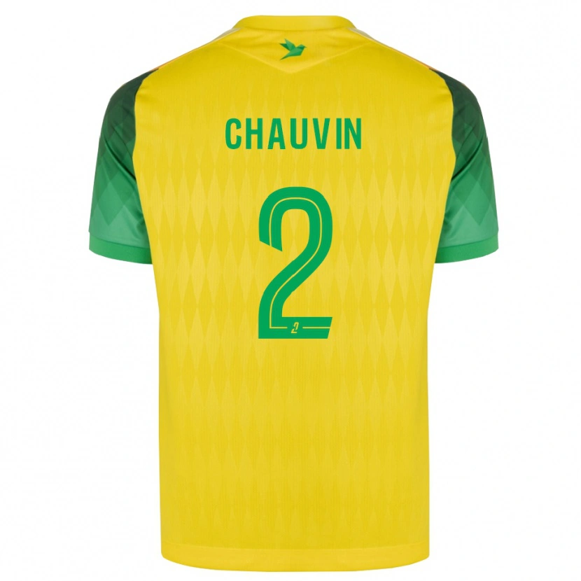 Danxen Herren Yoann Chauvin #2 Gelb Grün Rot Heimtrikot Trikot 2026/27 T-Shirt Österreich