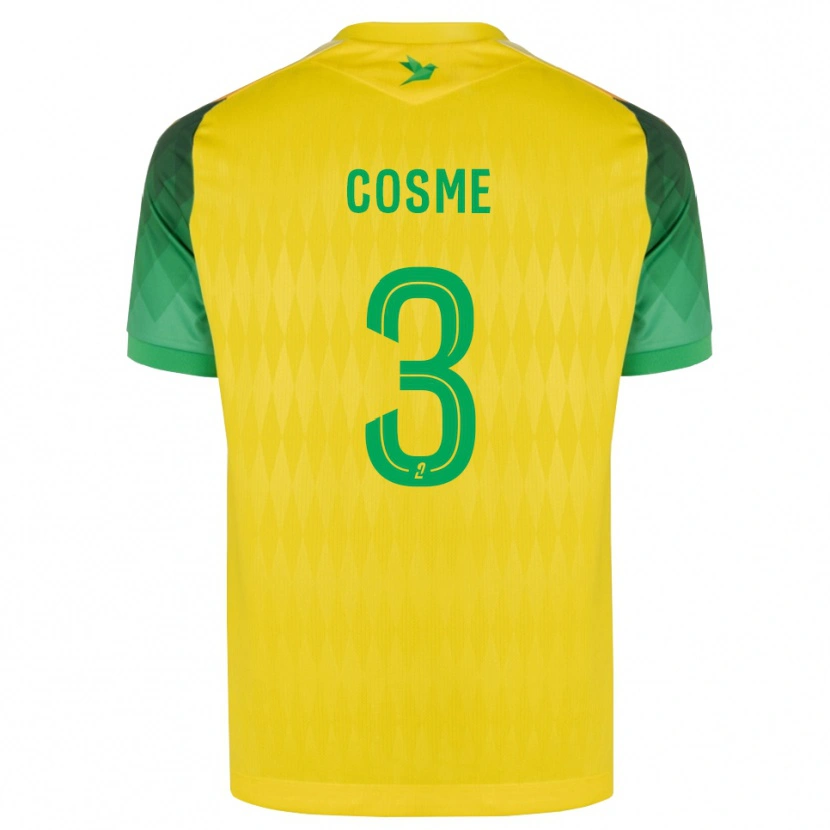 Danxen Herren Caitlin Cosme #3 Gelb Grün Rot Heimtrikot Trikot 2026/27 T-Shirt Österreich