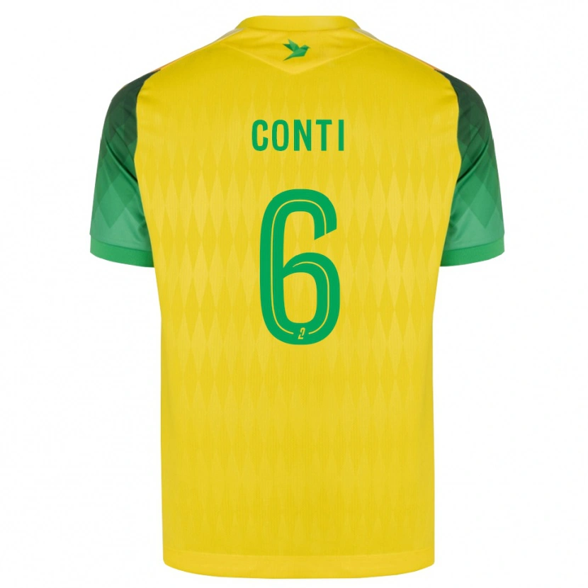 Danxen Herren Alexandre Conti #6 Gelb Grün Rot Heimtrikot Trikot 2026/27 T-Shirt Österreich