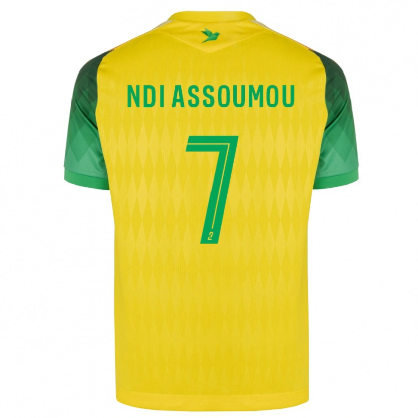 Danxen Herren Frédéric Ndi Assoumou #7 Gelb Grün Rot Heimtrikot Trikot 2026/27 T-Shirt Österreich