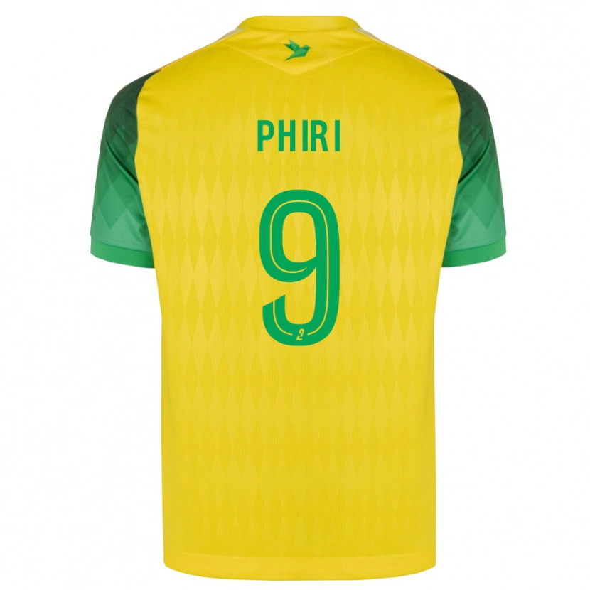 Danxen Herren Samiah Phiri #9 Gelb Grün Rot Heimtrikot Trikot 2026/27 T-Shirt Österreich