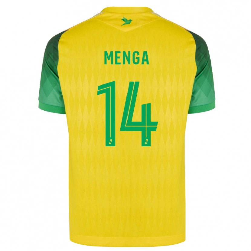 Danxen Herren Marlone Menga #14 Gelb Grün Rot Heimtrikot Trikot 2026/27 T-Shirt Österreich