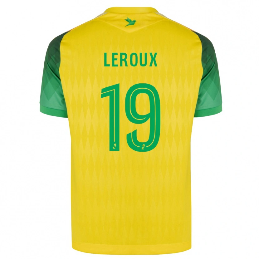 Danxen Herren Louis Leroux #19 Gelb Grün Rot Heimtrikot Trikot 2026/27 T-Shirt Österreich
