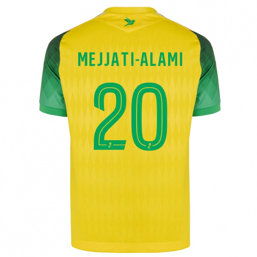 Danxen Herren Maxime Mejjati-Alami #20 Gelb Grün Rot Heimtrikot Trikot 2026/27 T-Shirt Österreich