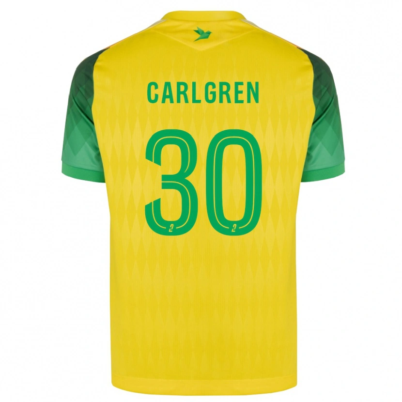 Danxen Herren Patrik Carlgren #30 Gelb Grün Rot Heimtrikot Trikot 2026/27 T-Shirt Österreich