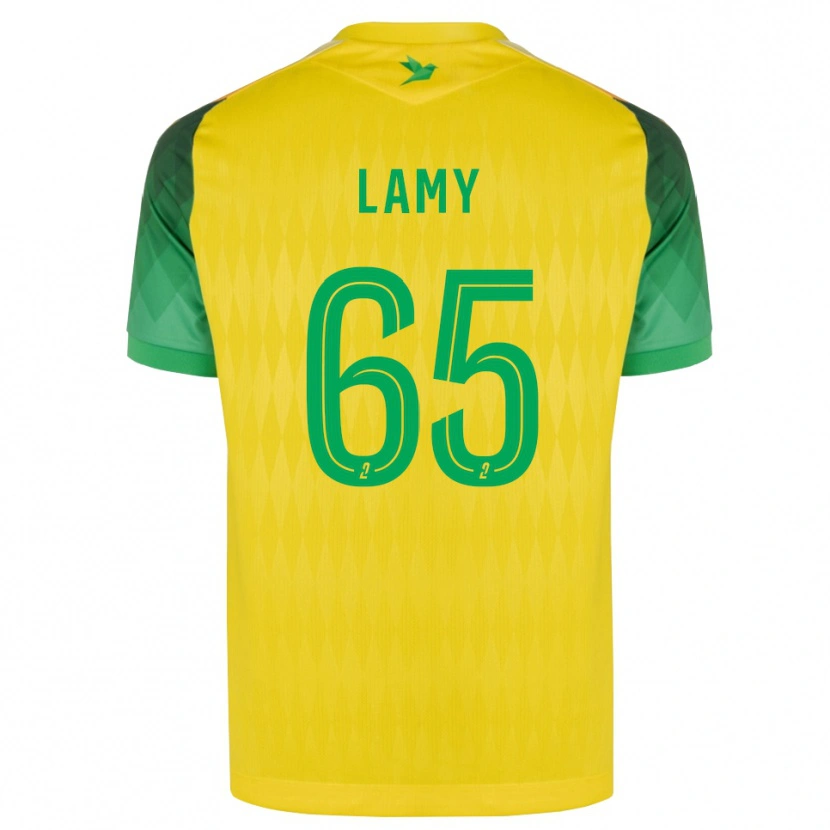 Danxen Herren Hugo Lamy #65 Gelb Grün Rot Heimtrikot Trikot 2026/27 T-Shirt Österreich