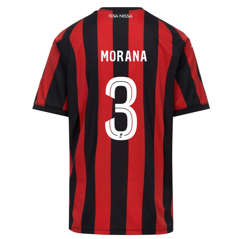 Danxen Herren Djelan Morana #3 Rot Schwarz Weiß Heimtrikot Trikot 2026/27 T-Shirt Österreich