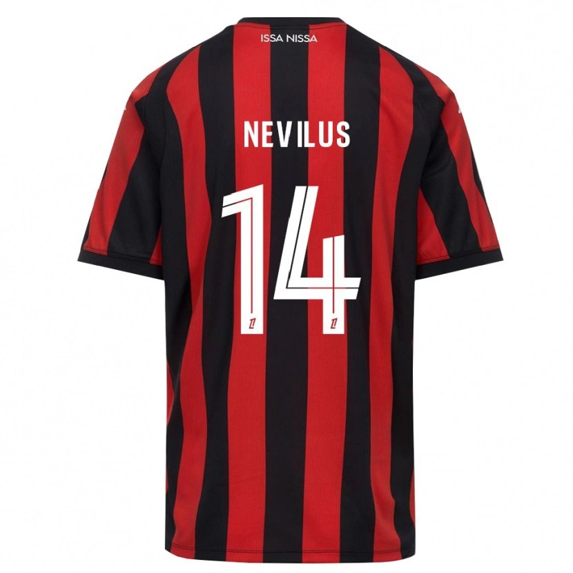 Danxen Herren Anthonyo Nevilus #14 Rot Schwarz Weiß Heimtrikot Trikot 2026/27 T-Shirt Österreich