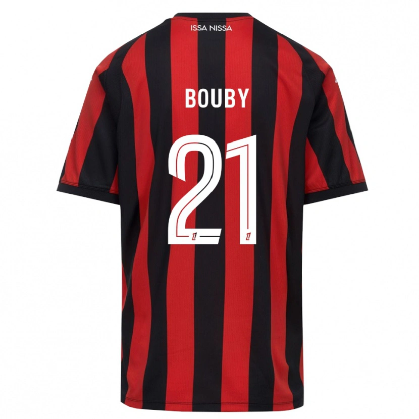 Danxen Herren Coline Bouby #21 Rot Schwarz Weiß Heimtrikot Trikot 2026/27 T-Shirt Österreich