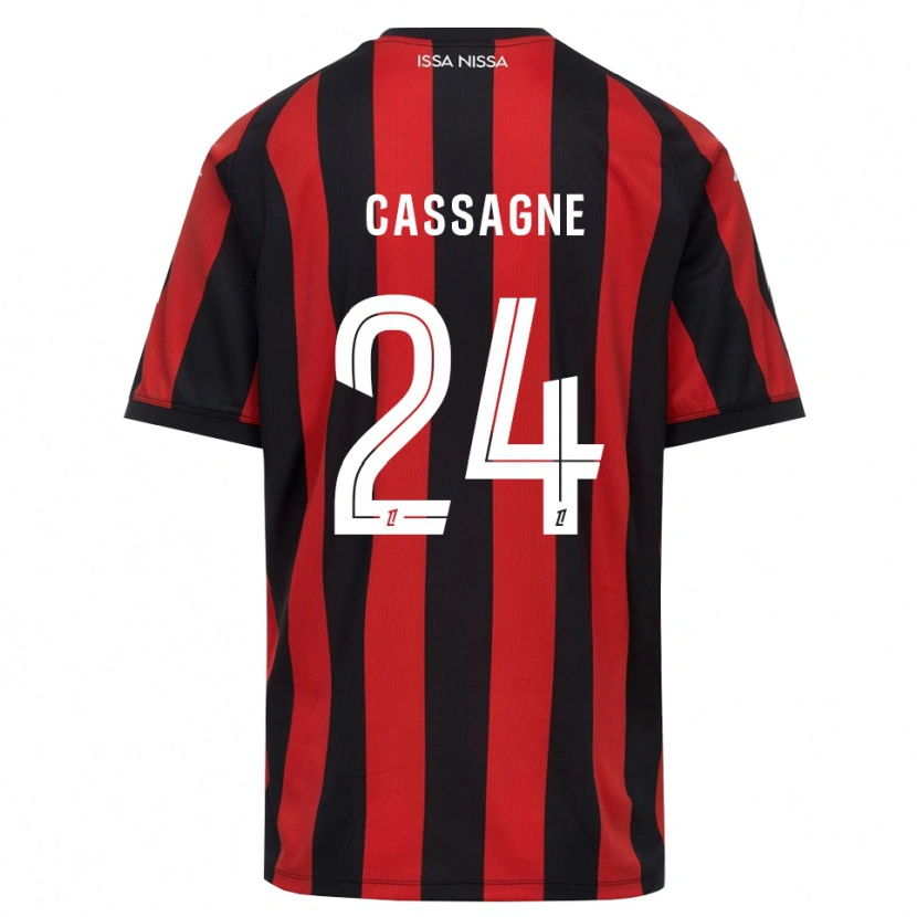 Danxen Herren Léa Cassagne #24 Rot Schwarz Weiß Heimtrikot Trikot 2026/27 T-Shirt Österreich