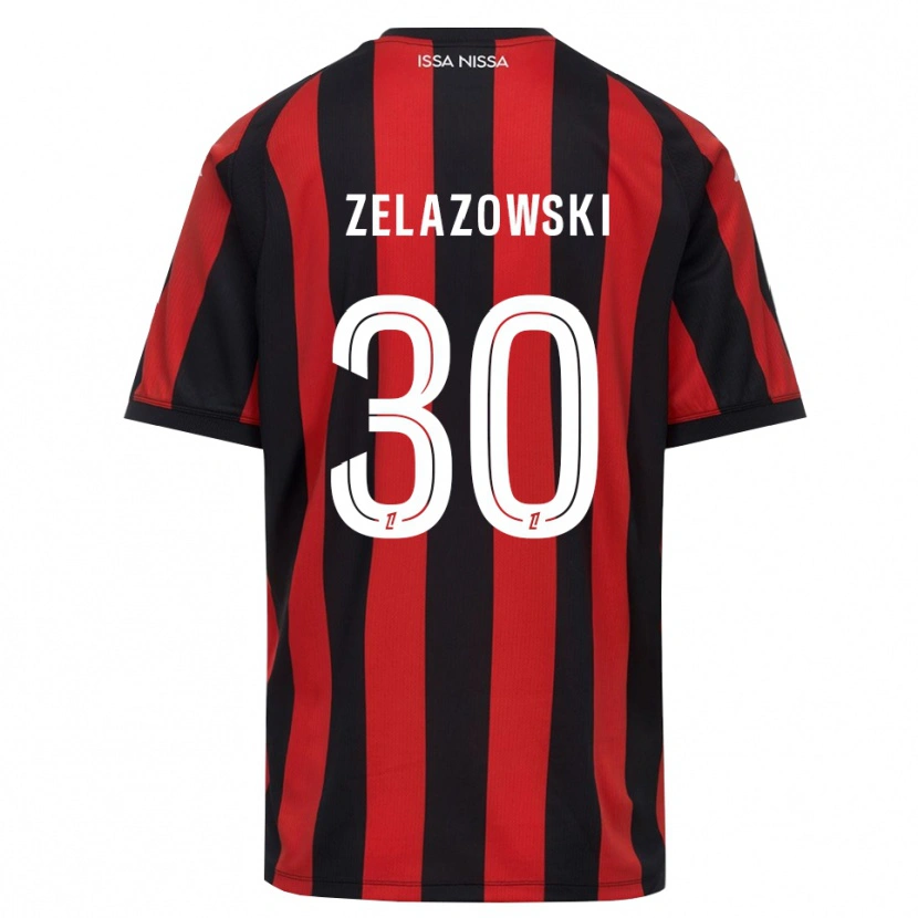 Danxen Herren Bartosz Zelazowski #30 Rot Schwarz Weiß Heimtrikot Trikot 2026/27 T-Shirt Österreich